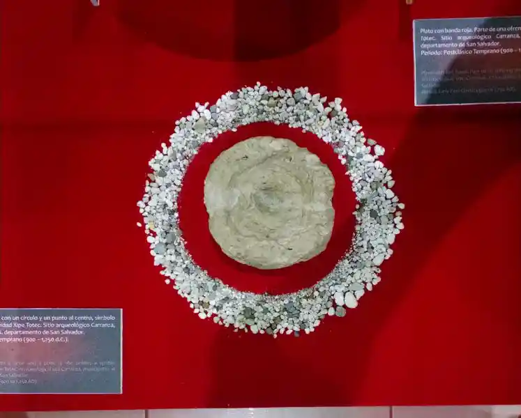 Solar disc on a stone